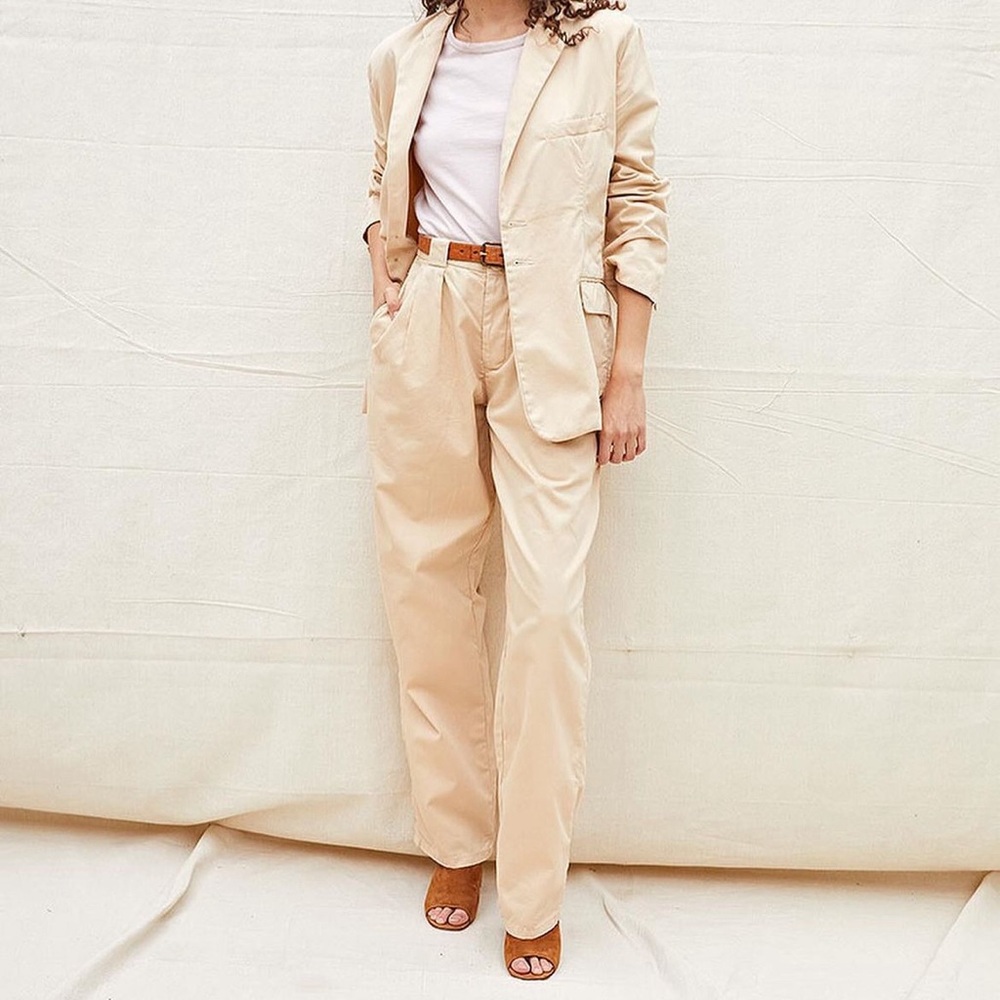 Jesse Kamm Trouser in Buff